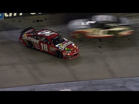 Kurt and Kyle Busch Collide, Narrowly Avoid Disaster - Bristol - 2014 NASCAR Sprint Cup