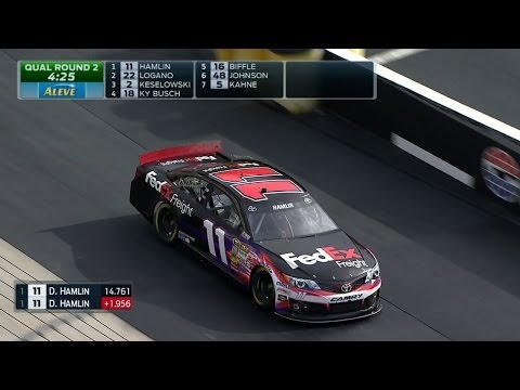 Hamlin Sets Track Record with Pole Run - Bristol - 2014 NASCAR Sprint Cup