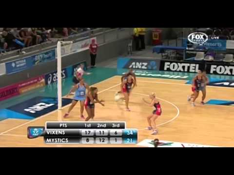 Vixens v Mystics Round 01 ANZ Championship 2014