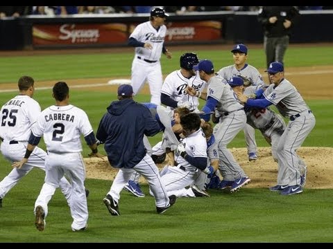 Los Angeles Dodgers vs San Diego Padres Fight | HD