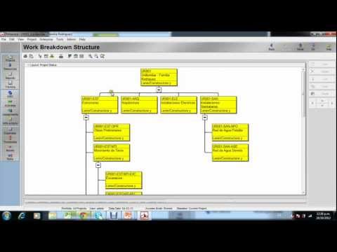 Primavera P6 (3/9) Tutorial en Español: EDT (WBS)