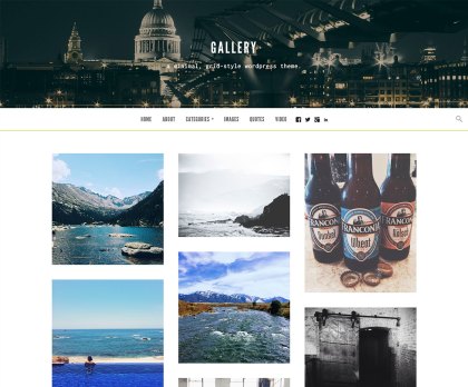 Gallery WordPress Theme