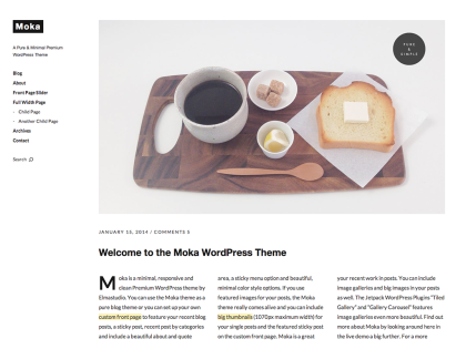 Moka WordPress Theme