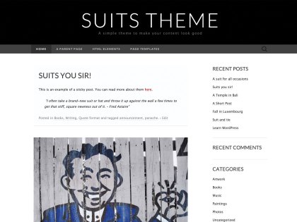 Suits WordPress Theme