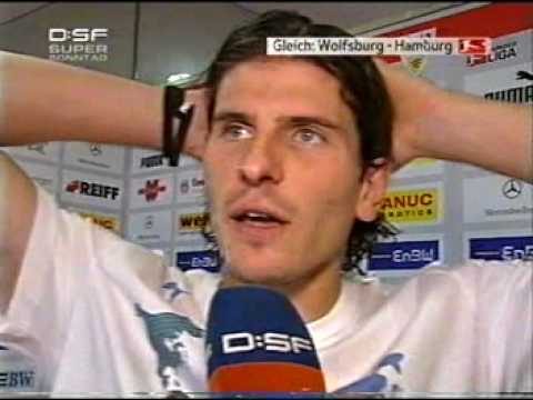 Supersonntag Interviews nach dem Spiel. Mario Gomez, Maik Franz