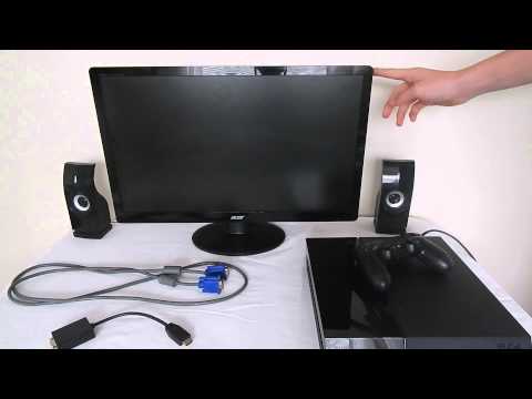 TUTORIAL* How to connect your ps4 to pc monitor with only vga & dvi (HDMI - VGA CONVERTER)