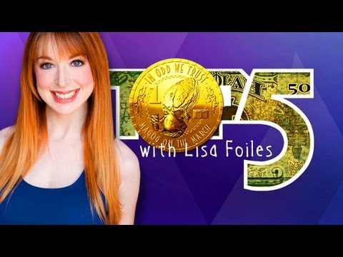 TOP 5 SILLIEST CURRENCIES (Top 5 with Lisa Foiles)