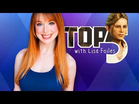 TOP 5 VIDEOGAME KISSES (Top 5 with Lisa Foiles)