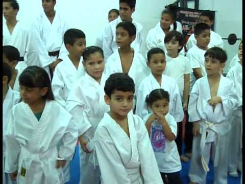 Inauguración del dojo de karate en el sector Raúl Leoni