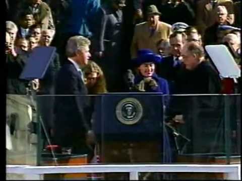 President Bill Clinton's First Inaugural January 20, 1993 Part 2