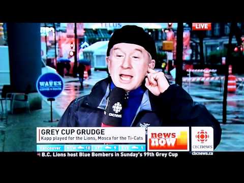 Comedian Ron James drops the F-Bomb on CBC News Network