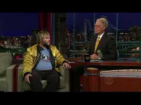 Jack Black on Late show with David Letterman part 1