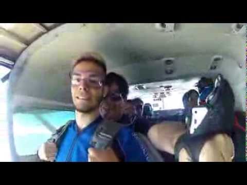 Michel Zachi Salto de paraquedas em Boituva com Skydive Thru