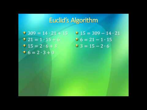 Introduction to Higher Mathematics - Lecture 10: Number Theory