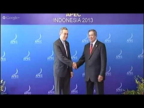 KTT APEC 2013 : Penyambutan APEC Leaders