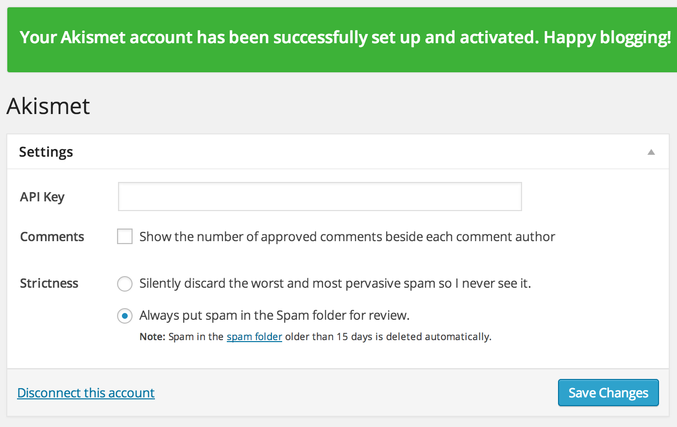 aksismet-settings