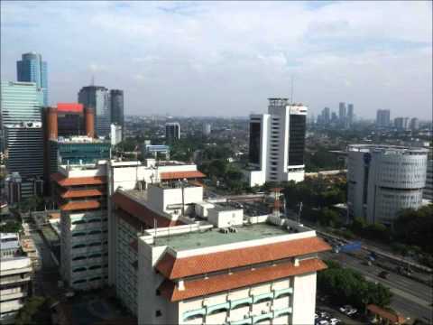 Jakarta skyline 2013, the capital city of Indonesia from then to today