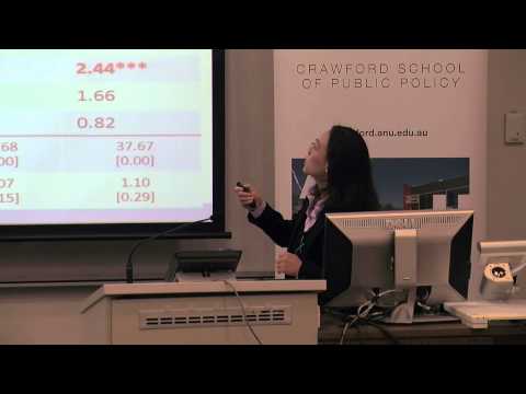 Demographic transition in rural and urban China: Dr Annie Wei