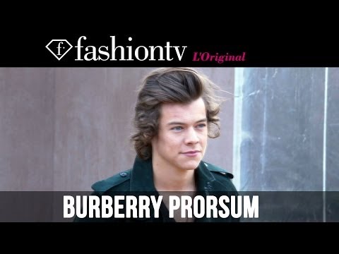 Harry Styles & Anna Wintour at Burberry Prorsum Fall/Winter 2014-15 | London Fashion Week |FashionTV