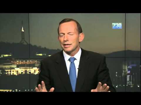 Tony Abbott interviewed on ABCs 7.30 - February 3, 2014