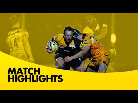 Worcester Warriors vs London Wasps - Aviva Premiership Rugby 2013/14