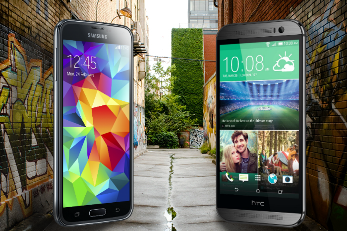 Samsung Galaxy S5 vs HTC One (M8)