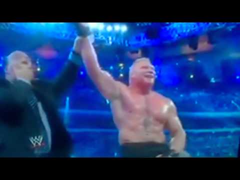 Undertaker LOSES to Brock Lesnar! [Actual Video] Wrestlemania 30 [21-1] HD