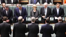 Chris Pyne, Joe Hockey, Julie Bishop, Warren Truss and Tony Abbott