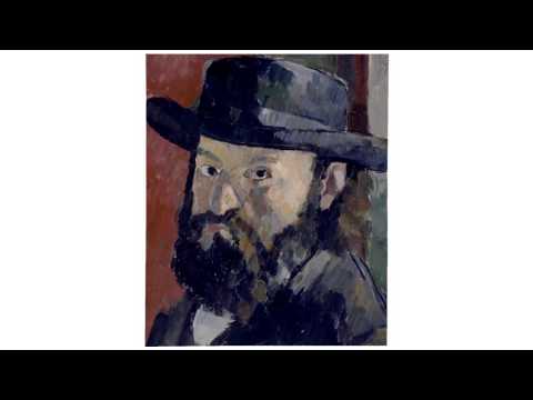 Paul Cézanne: Selbstbildnis mit schwarzem Filzhut (um 1879)