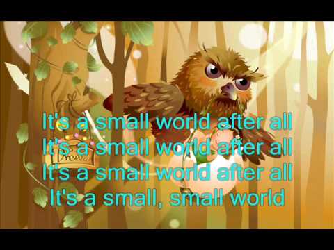 Children Song: It Is A Small World ( With lyrics)