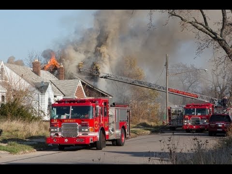 Detroit Fires Nov 16-18 2012 With Audio