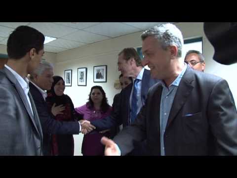 Arab Idol winner Muhammad Assaf meets UNRWA Commissioner-General Filippo Grandi