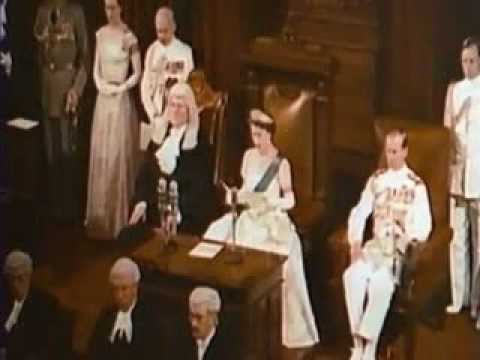 Queen Elizabeth II's Throne speech 1954