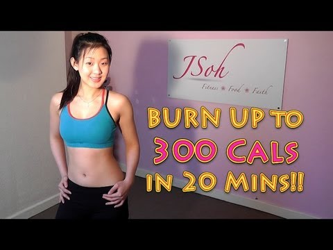 Burn Up To 300 Cals in 20 Mins! High Intensity Fat Burning Workout