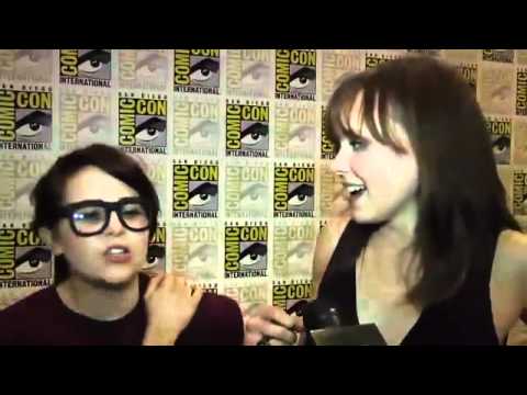 Alison Pill and Mae Whitman Scott Pilgrim vs. the World Interview at Comic Con 2010