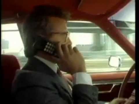 1980s  mobile phone Tv Ad