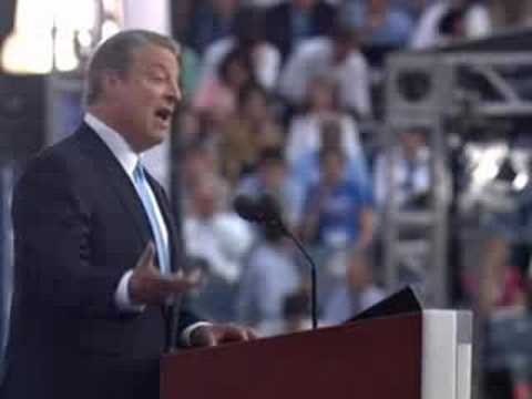 Al Gore at the Democratic National Convention