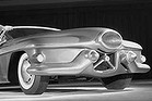 Thanks, mate: GM designer and planned obsolescence guru Harley Earl with the 1951 Le Sabre concept car.