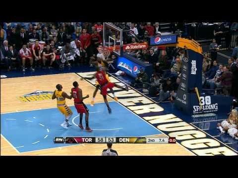 Terrence Ross' MONSTER Dunk on Kenneth Faried