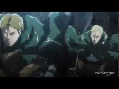 Attack on Titan English Dub: Erwin's First Words