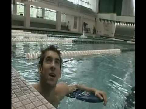 Michael Phelps training and interview