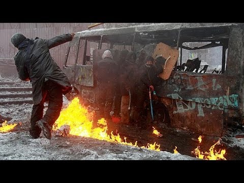 Ukraine protests: three people killed in Kyiv clashes - no comment