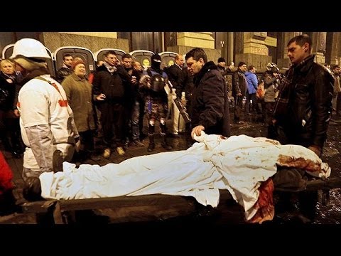 Bloodiest day in Kyiv: EU announce sanctions and talks with President Viktor Yanukovych set to...