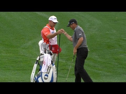 Ryan Palmer's incredible hole out for eagle at Valero