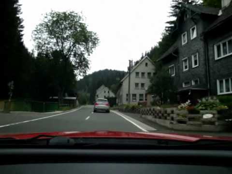 Mazda RX-8 through thuringian forest