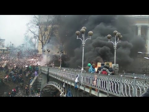 Ukraine - Kiev Maidan square the heart of the revolution