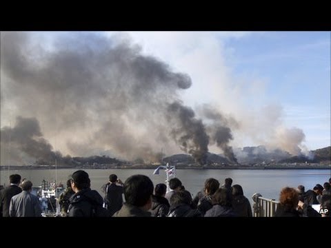 North and South Korea exchange fire across western sea border - 31 March 2014