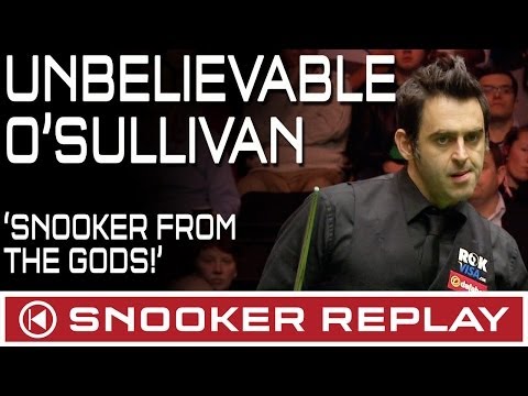 UNBELIEVABLE SNOOKER! Ronnie O'Sullivan 6 frames in less than 1 hour!