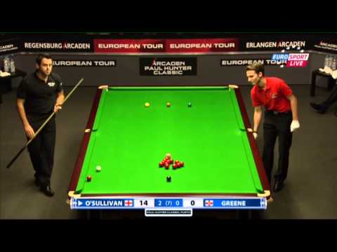 Ronnie O'Sullivan - Gerard Greene (Full Match) Snooker Paul Hunter Classic 2013 - Final