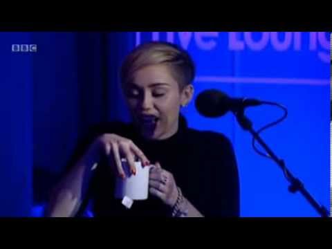 Miley Cyrus Wrecking Ball BBC Radio 1 Live Lounge 2013